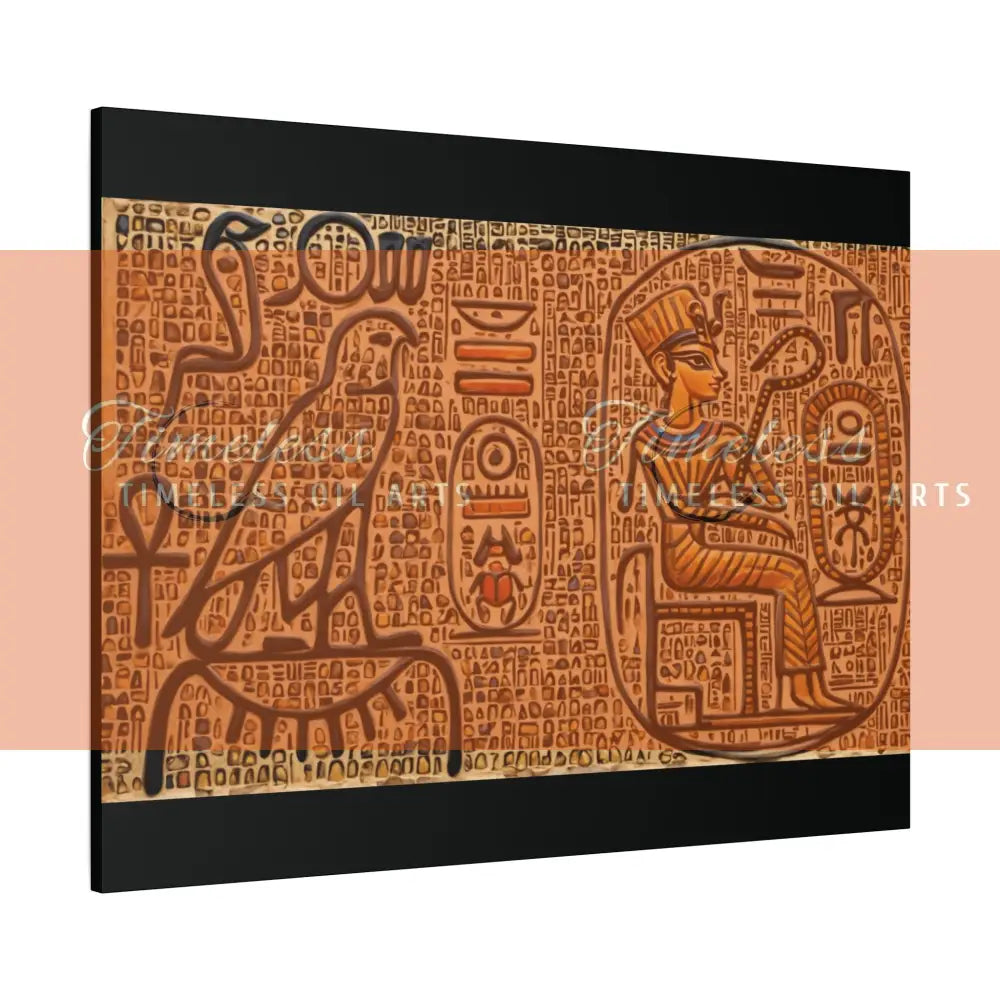 Canvas Print - Mural of the Life of the Pharaohs Canvas