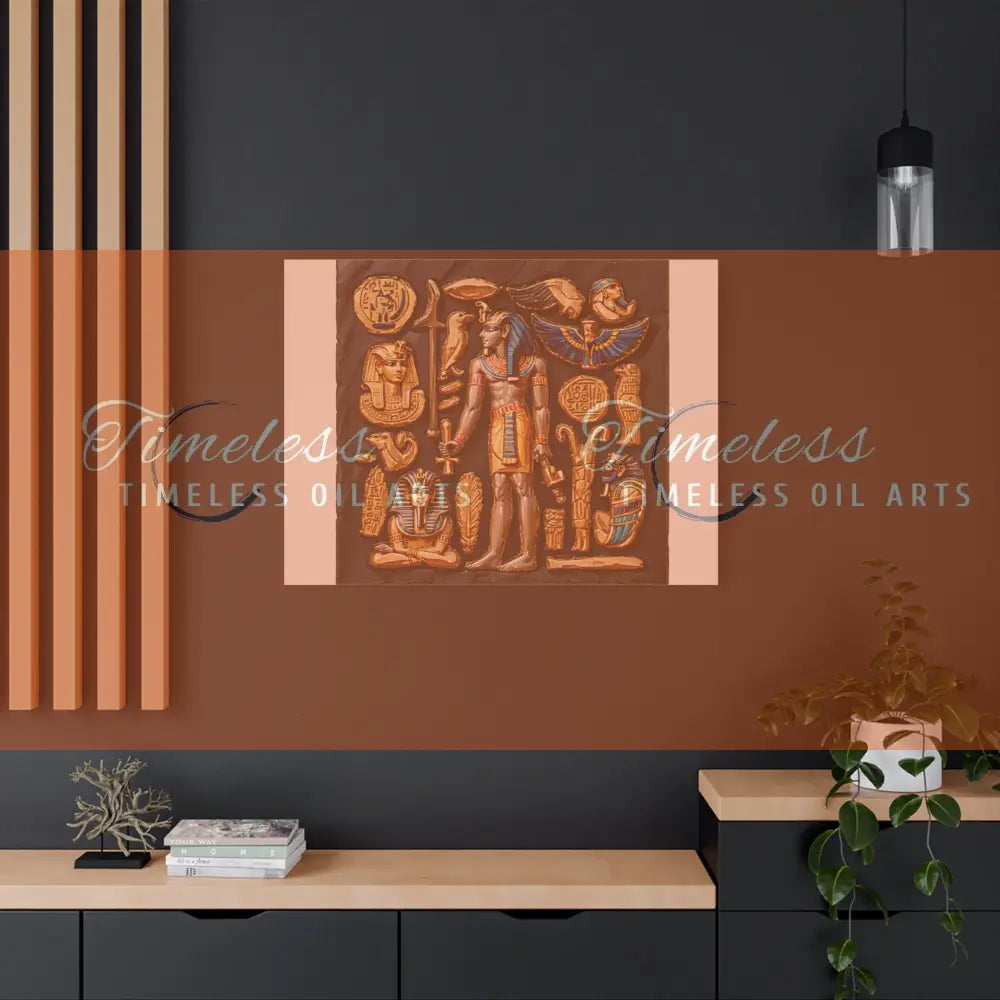 Canvas Print - Mural of the Life of the Pharaohs Canvas