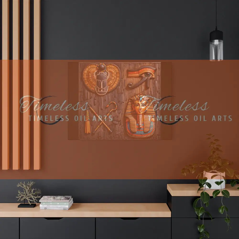 Canvas Print - Mural of the Life of the Pharaohs Canvas