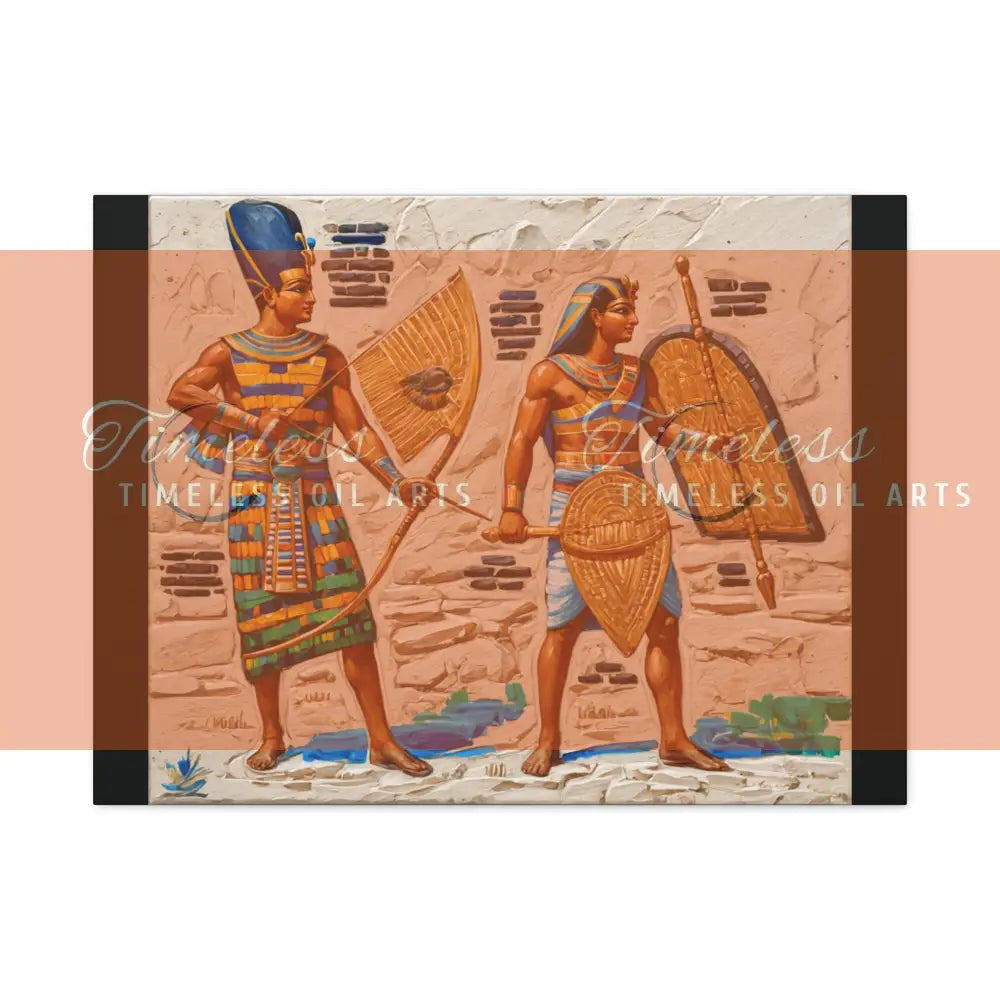 Canvas Print - Pharaoh Power of Egyp 32’’ x 24’’ (Horizontal) / 1.25’’ Canvas