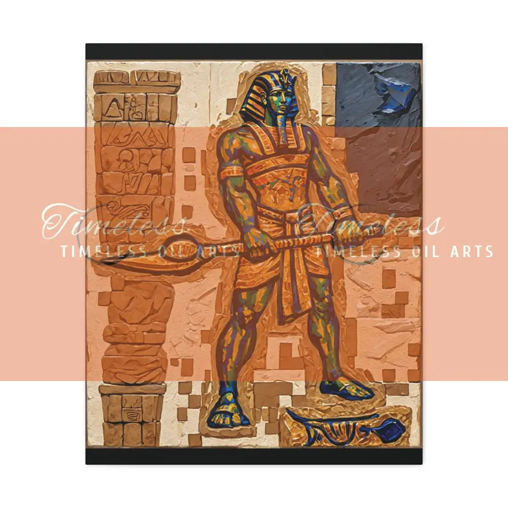 Canvas Print - Pharaoh Power of Egypt 24’’ x 30’’ (Vertical) / 1.25’’ Canvas