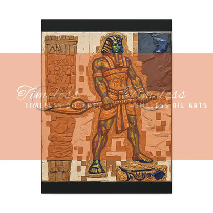 Canvas Print - Pharaoh Power of Egypt 24’’ x 32’’ (Vertical) / 1.25’’ Canvas