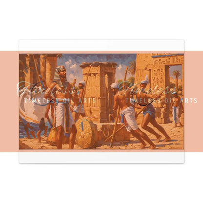 Canvas Print - Pharaoh Power of Egypt 32’’ x 24’’ (Horizontal) / 1.25’’ Canvas