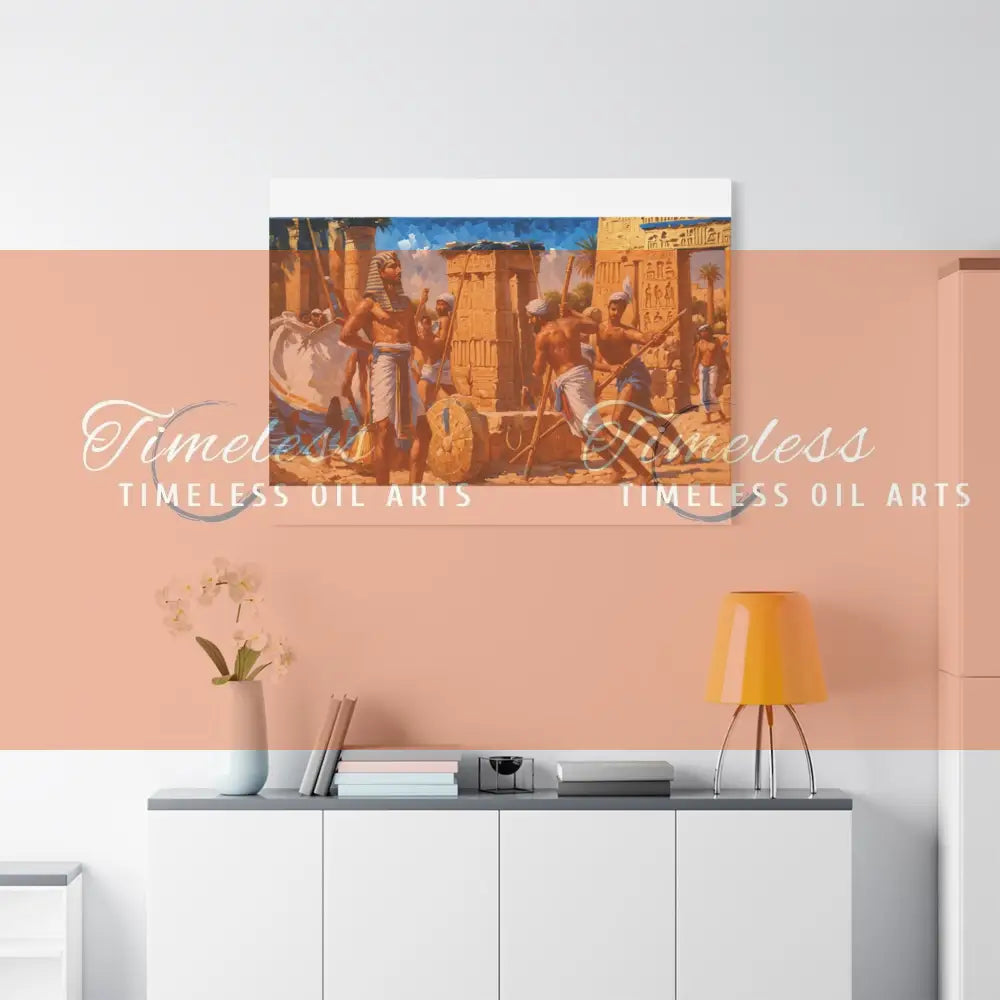 Canvas Print - Pharaoh Power of Egypt 48’’ x 36’’ (Horizontal) / 1.25’’ Canvas