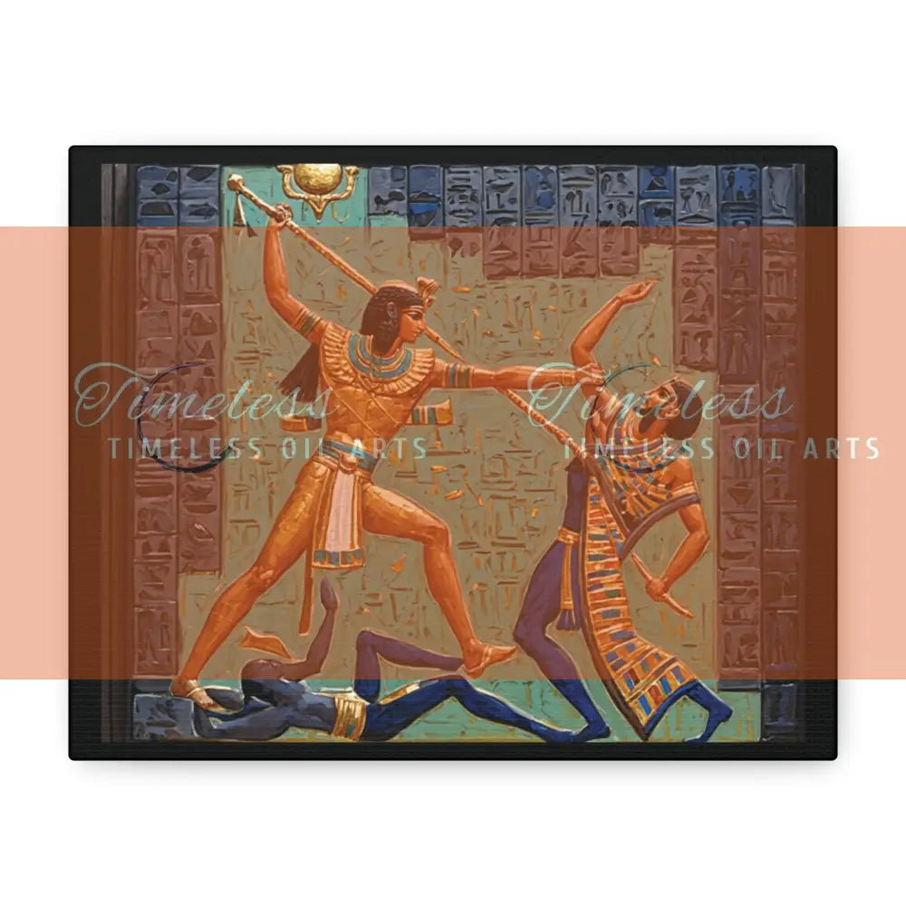 Canvas Print - Pharaoh Power of Egyptian 10’’ x 8’’ (Horizontal) / 1.25’’ Canvas