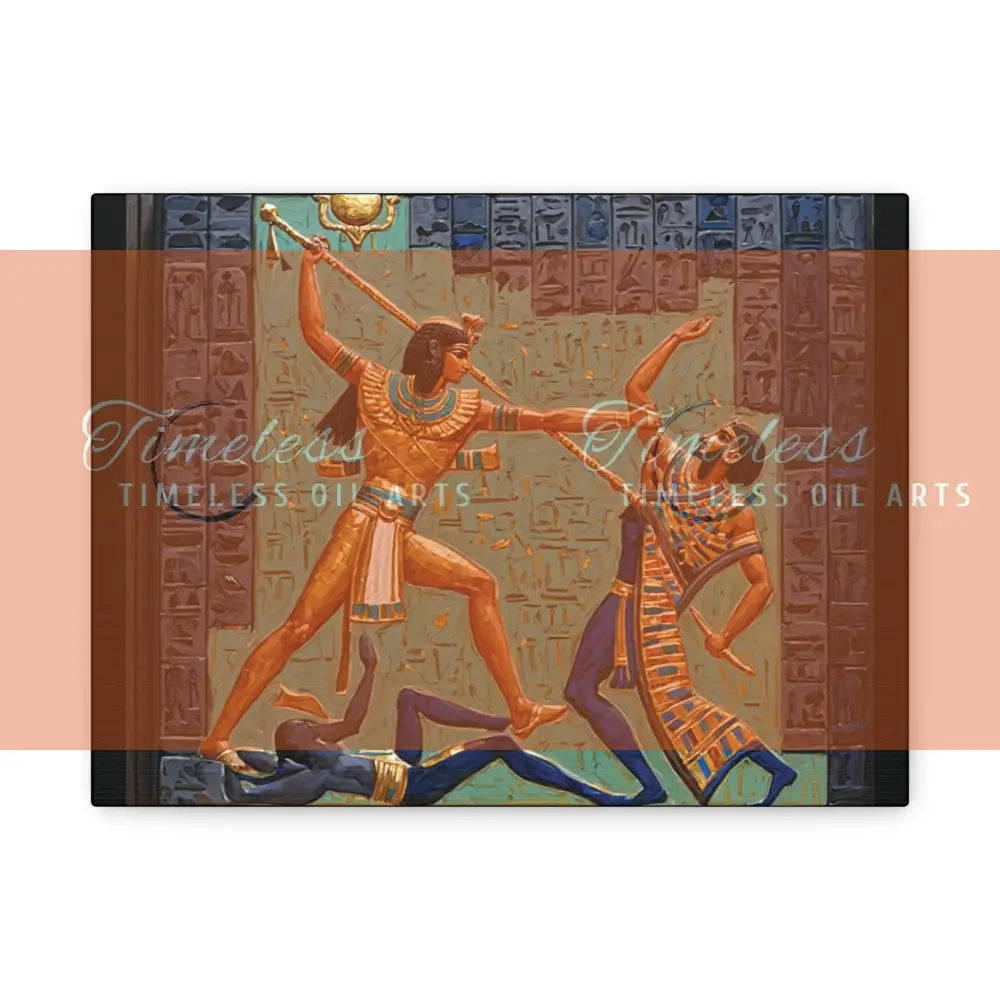 Canvas Print - Pharaoh Power of Egyptian 12’’ x 9’’ (Horizontal) / 1.25’’ Canvas