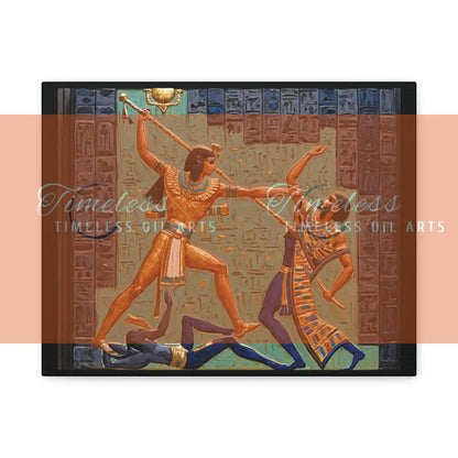 Canvas Print - Pharaoh Power of Egyptian 14″ x 11″ (Horizontal) / 1.25’’ Canvas