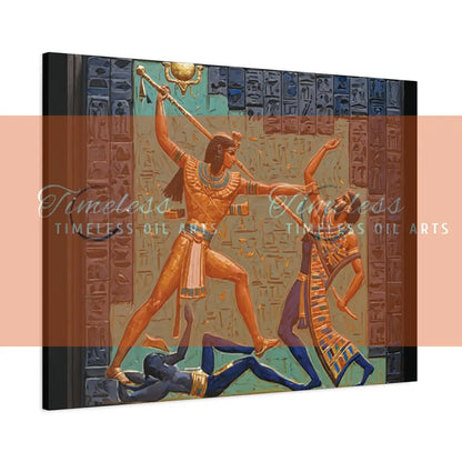 Canvas Print - Pharaoh Power of Egyptian Canvas