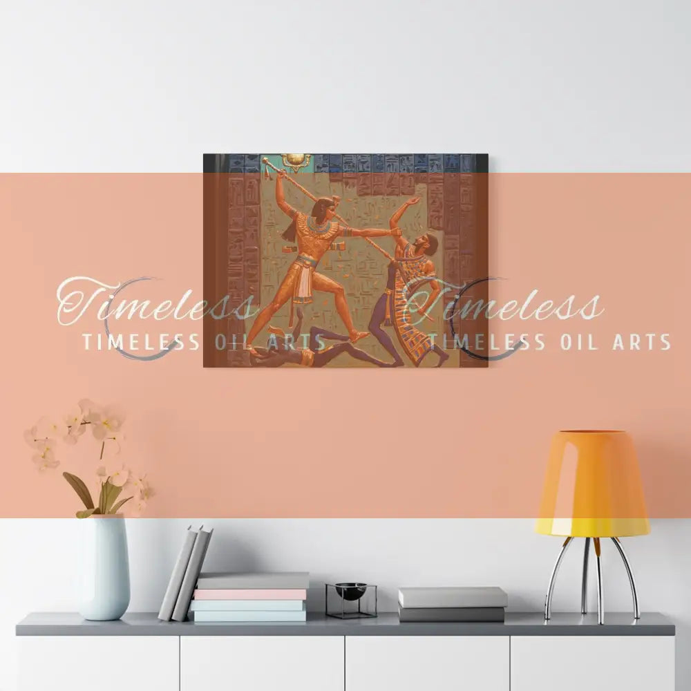 Canvas Print - Pharaoh Power of Egyptian Canvas