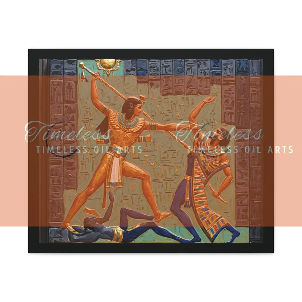 Canvas Print - Pharaoh Power of Egyptian 24’’ x 20’’ (Horizontal) / 1.25’’ Canvas