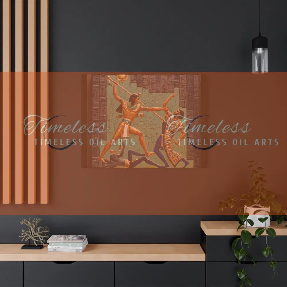 Canvas Print - Pharaoh Power of Egyptian Canvas