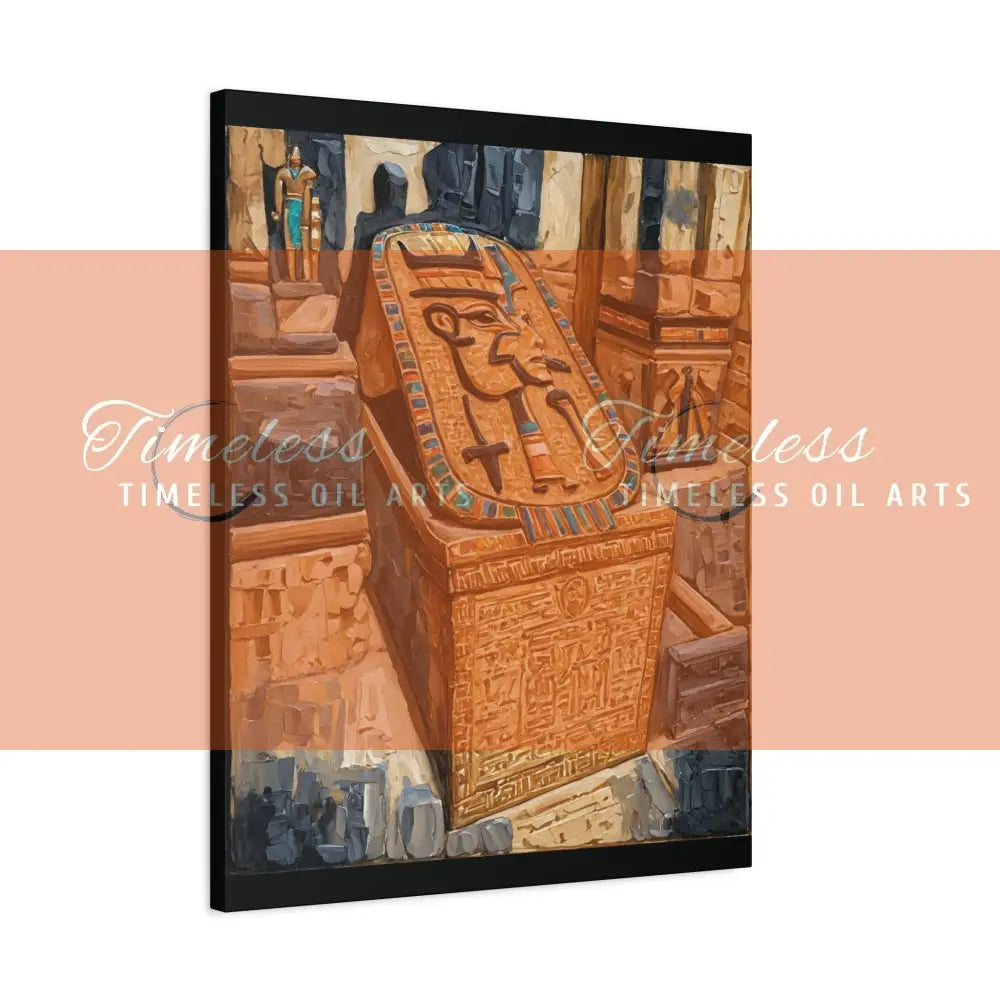 Canvas Print - Pharaoh’s Coffin of Egypt 24’’ x 30’’ (Vertical) / 1.25’’ Canvas