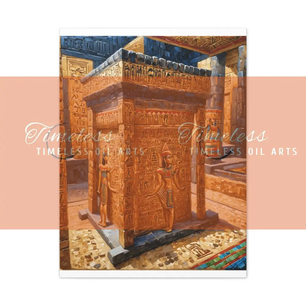 Canvas Print - Pharaoh’s Coffin of Egypt 24’’ x 32’’ (Vertical) / 1.25’’ Canvas