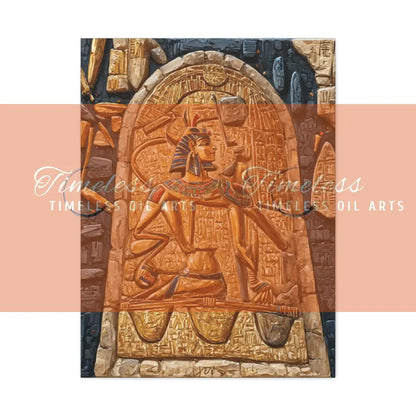 Canvas Print - Pharaoh’s Shield and Ancient Weapons 24’’ x 32’’ (Vertical) / 1.25’’ Canvas