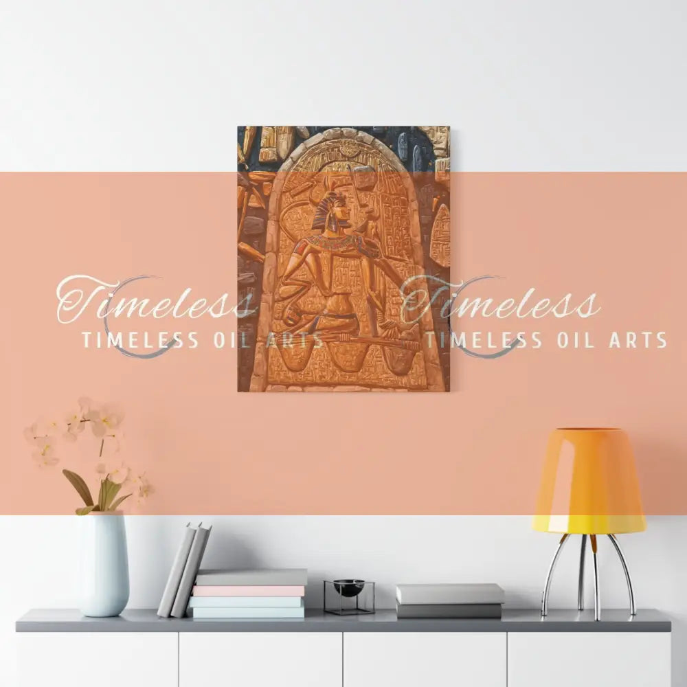 Canvas Print - Pharaoh’s Shield and Ancient Weapons Canvas