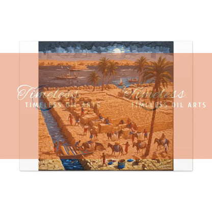 Canvas Print - Sphinx Secrets of the Nile Egypt 40’’ x 30’’ (Horizontal) / 1.25’’ Canvas