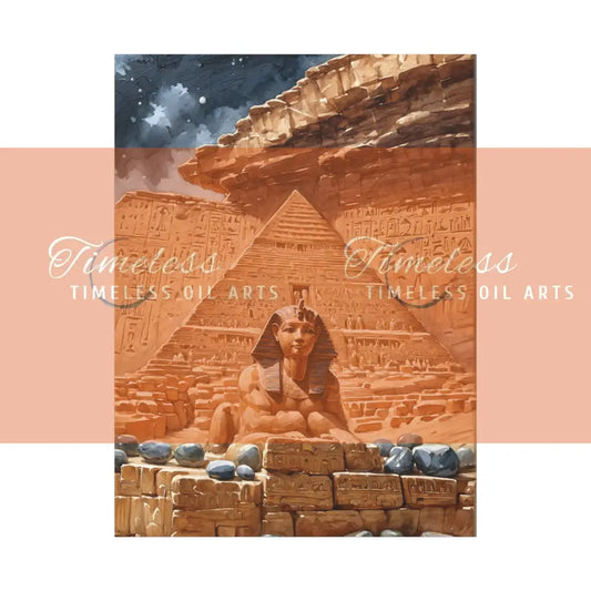 Canvas Print - The Sphinx of Giza Egypt 36’’ x 48’’ (Vertical) / 1.25’’ Canvas