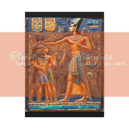 Canvas Print - Wars of the Great Pharaoh Ramses II 24’’ x 32’’ (Vertical) / 1.25’’ Canvas