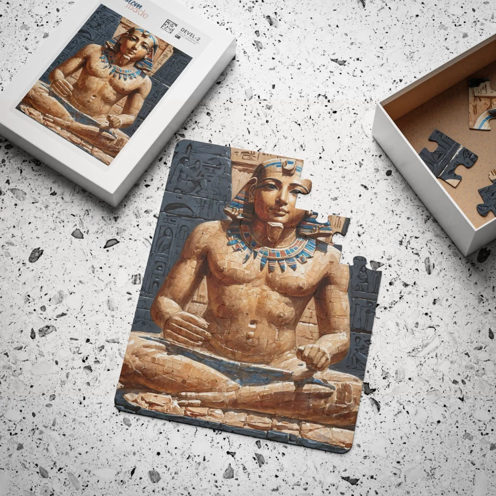 Kids’ Puzzle 30-Piece Statue of the Egyptian Scribe 30 pcs (Vertical) Puzzle