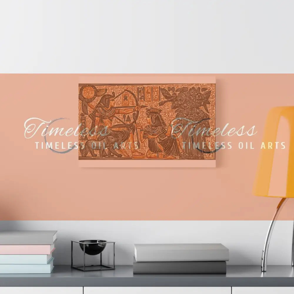 Matte Canvas Stretched 1.25’’,Soldiers of Ancient Egypt Pharaoh’s Army Canvas