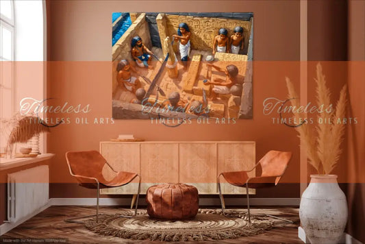 Mural of the Life of the Pharaohs (7 digital arts) Digital Artwork