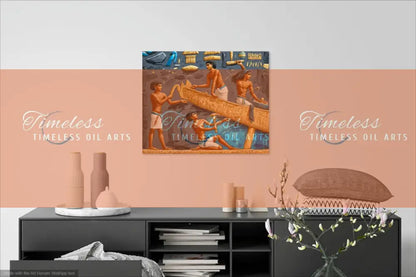 Mural of the Life of the Pharaohs (7 digital arts) Digital Artwork