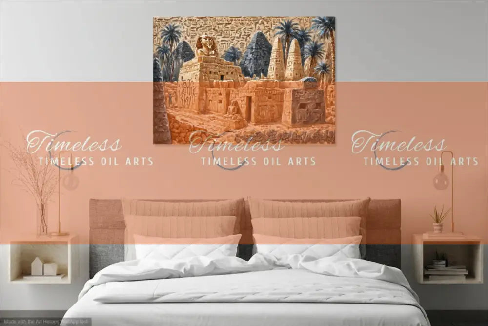 Mural of the Life of the Pharaohs (7 digital arts) Digital Artwork