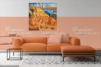 Mural of the Life of the Pharaohs (7 digital arts) Digital Artwork