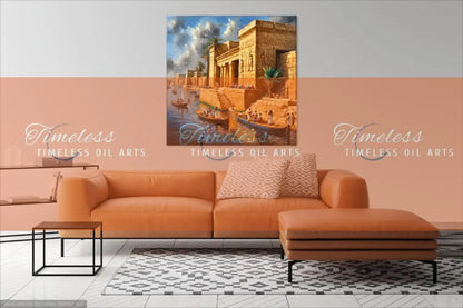 Mural of the Life of the Pharaohs (7 digital arts) Digital Artwork