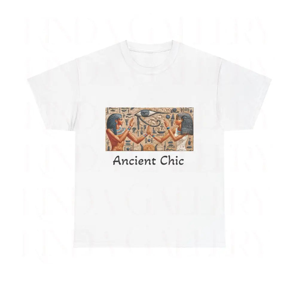 Unisex Heavy Cotton Tee, Ancient Chic - Kinda Gallery